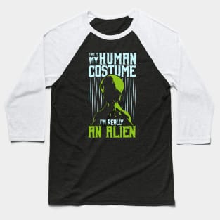 Alien Head Baseball T-Shirt